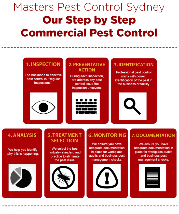 step-by-step guide for commercial pest control service in Sydney