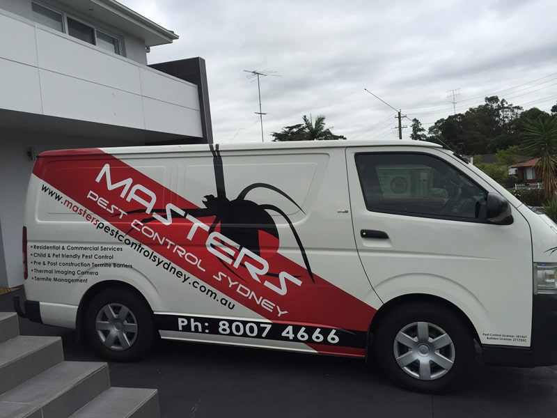 pest control mobile van servicing Doonside and nearby Sydney suburbs